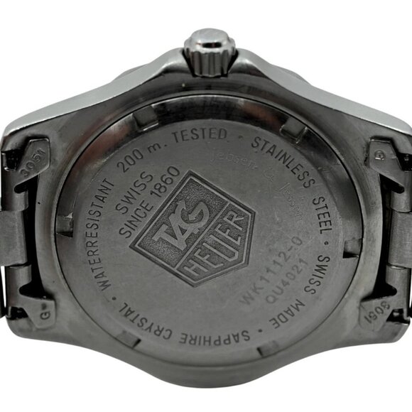 Tag Heuer 38mm Men's Professional 2000 Series Silver Dial Watch - Picture 3 of 8